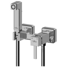 Смеситель с душевой лейкой встраиваемый Rossinka Silvermix X25-54 хром