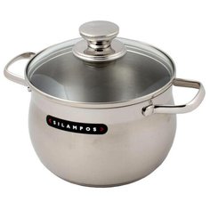 Кастрюля Silampos Royal, 6.4 л, серебристый