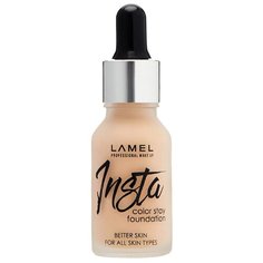 Lamel Professional Тональный флюид Insta Color Stay, 15 мл, оттенок: 403 rose beige