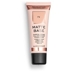 REVOLUTION Тональный крем Matte Base Foundation, 28 мл, оттенок: F9