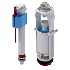 Набор с нижней подводкой АНИ пласт WC8510C 1/2" пластик, кнопка хром