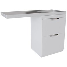 Тумба д/ванной "Атлантик-56" под ум. над стир. машиной Сosmos-120 универсальная (ПВХ - фасад,корпус) Mixline