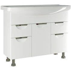 Тумба д/ванной "ЭТЬЕН-105" под ум."Элеганс-105 (ПВХ-фасад, корпус) Mixline