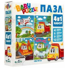 Пазл 4в1 4-6-9-12эл Техника Оригами 5779 Origami