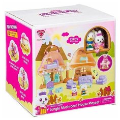 Игровой домик с мебелью 19х19х18см Bondibon