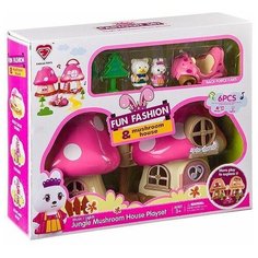 Игровой домик с машиной,мишкой и зайчиком Bondibon