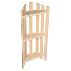 Полка угловая трехъярусная (03325) Банные штучки