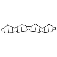 Прокладка Впуск.Коллектора Opel Z16xe1/Z16xer VICTOR REINZ арт. 71-38218-00