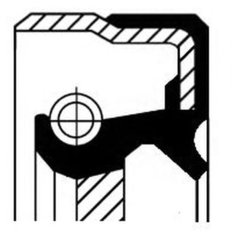 Сальник коробки передач Corteco 01033854B