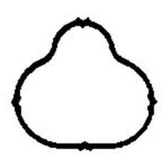 Прокладка впускного коллектора Elring 111.540 для Opel Agila, Astra, Corsa