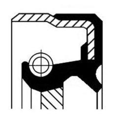 Сальник раздаточной коробки Corteco 01034110B для Volvo S60 I, V70 I