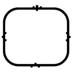 Прокладка впускного коллектора Elring 489.870 для Mercedes VARIO