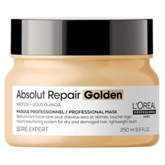 LOreal Professionnel Absolut Repair Golden Маска с золотой текстурой для восстановления поврежденных волос, 250 мл