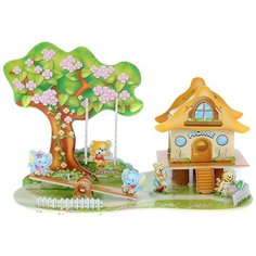 3D-пазл Zilipoo 3D Мультяшный рай (589-O), 33 дет.