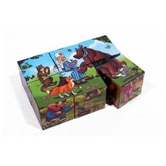 Кубики 6шт "В гостях у сказки" Рыжий кот