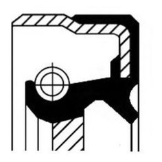 Сальник коробки передач Corteco 01019481B для Mercedes SPRINTER 901, 902,903,904,905, VARIO; Mitsubishi Lancer VI