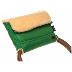 Nuovita Муфта меховая для коляски Alpino Pesco smeraldo/изумрудный