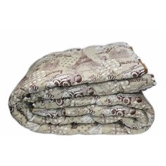 Одеяло стандартное ЭН-Текс Овца 145х210 см 1,5 спальное, хлопок, цвет: бежевый