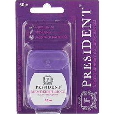 PresiDENT зубная нить с хлоргексидином