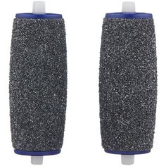 Сменная насадка для роликовой пилки для педикюра Scholl Velvet Smooth Diamond Crystals 2 ролика экстражесткие, черный