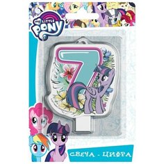 Свеча цифра №7 My Little Pony Росмэн