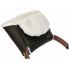 Nuovita Муфта меховая для коляски Vichingo Bianco khaki/хаки