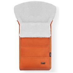 Конверт-мешок Nuovita Alpino Lux Bianco меховой 85 см arancio