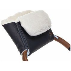 Nuovita Муфта меховая для коляски Vichingo Bianco cinereo/пепельный