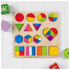 3594571 Лесная мастерская Головоломка "Дроби и целое. Развиваемся", Монтессори