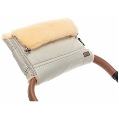 Nuovita Муфта меховая для коляски Alpino Pesco beige/бежевый