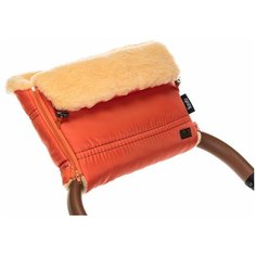 Nuovita Муфта меховая для коляски Alpino Pesco arancio/оранжевый