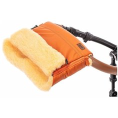 Nuovita Муфта меховая для коляски Alpino Lux Pesco arancio/оранжевый