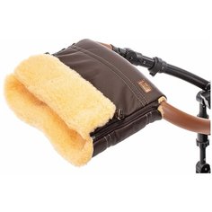 Nuovita Муфта меховая для коляски Alpino Lux Pesco cioccolata/шоколад