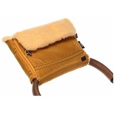 Nuovita Муфта меховая для коляски Alpino Pesco miele/медовый