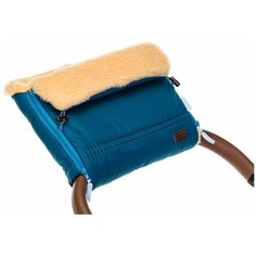 Nuovita Муфта меховая для коляски Alpino Pesco turchese/бирюзовый