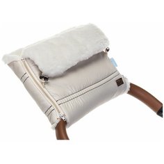 Nuovita Муфта меховая для коляски Alpino Bianco crema/кремовый