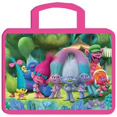 CENTRUM Папка-сумка с ручкой Тролли А4 (87490) розовый