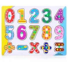 Пазл-вкладыш Щепочка Цифры №5 (размер рамки 30x23см)