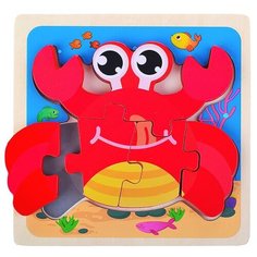 Пазл-вкладыш Щепочка "Крабик" (D0821)