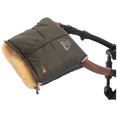Nuovita Муфта меховая для коляски Siberia Pesco khaki/хаки