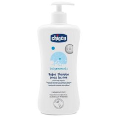 Chicco Baby moments Шампунь для тела и волос без слез (с дозатором), 500 мл