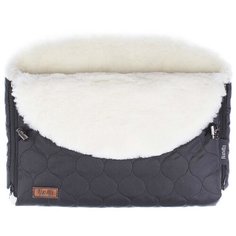 Nuovita Муфта меховая для коляски Polare Bianco пепельный