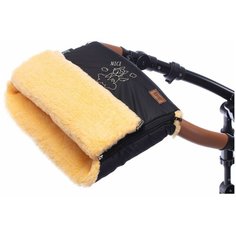 Nuovita Муфта меховая для коляски Islanda Pesco nero/черный