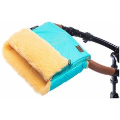 Nuovita Муфта меховая для коляски Islanda Pesco blu/голубой