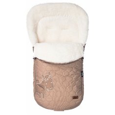 Конверт-мешок Nuovita Polare Bianco меховой 90 см капучино