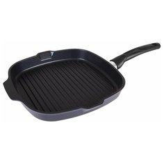 Сковорода-гриль Kukmara Традиция сгк260а, 26х26 см, черный