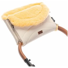 Nuovita Муфта меховая для коляски Tundra Pesco crema/кремовый