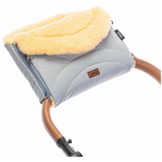 Nuovita Муфта меховая для коляски Tundra Pesco grigio/серый
