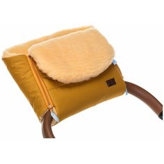 Nuovita Муфта меховая для коляски Vichingo Pesco miele/медовый