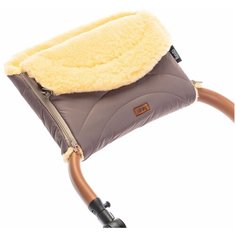 Nuovita Муфта меховая для коляски Tundra Pesco cioccolata/шоколад